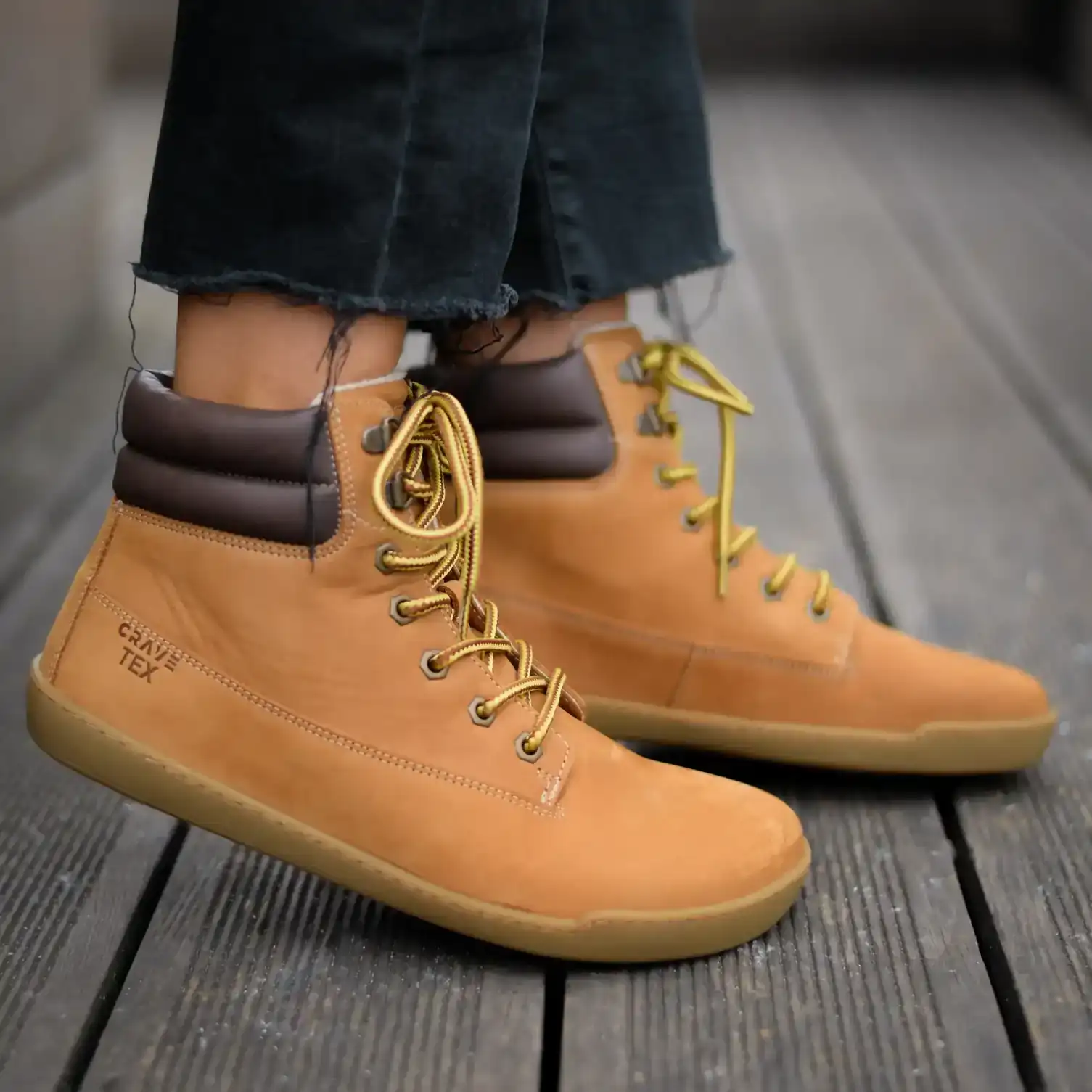 Basa Pėda Barefoot Crave Utah stilingi žieminiai, auliniai batai