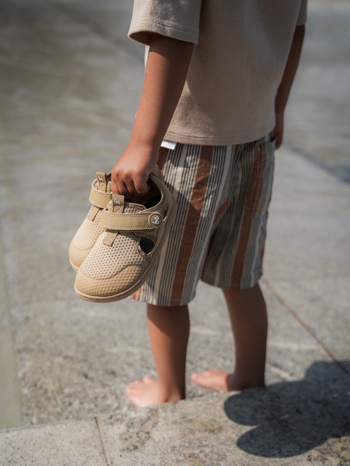 Kids barefoot sandals Zest Preschool - Beige - Image 8