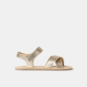 Barefoot basutės vaikams Muris Florence Junior Light gold (Basa Pėda Barefoot fizinė parduotuvė Kaunas)