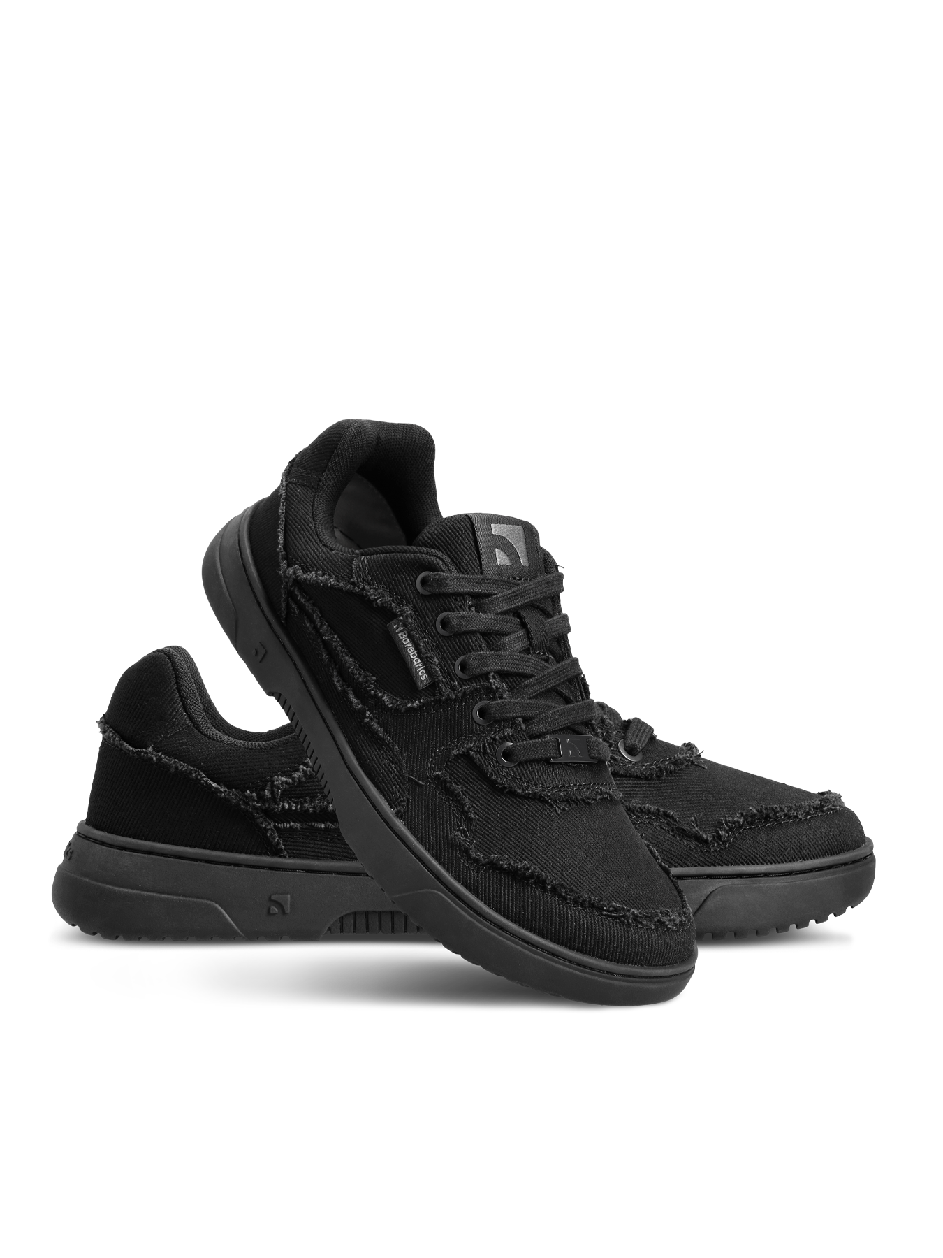 Barefoot Sneakers Barebarics Zing - All Black - Denim - Image 3