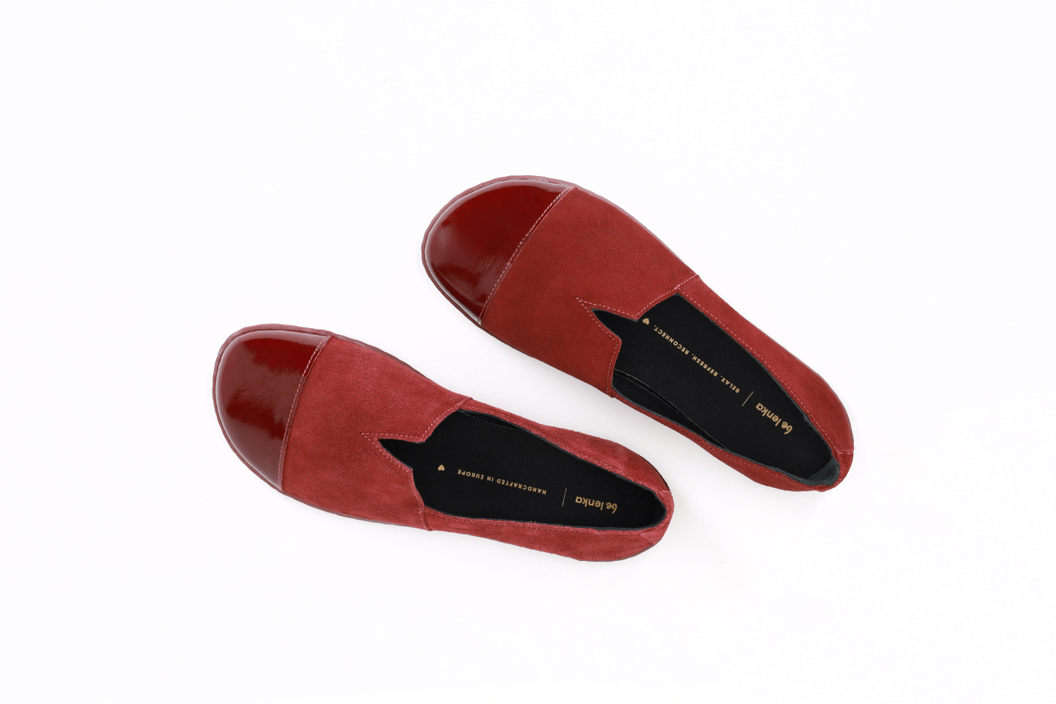 Barefoot Moccasins Be Lenka Rosaluna - Burgundy - Image 5