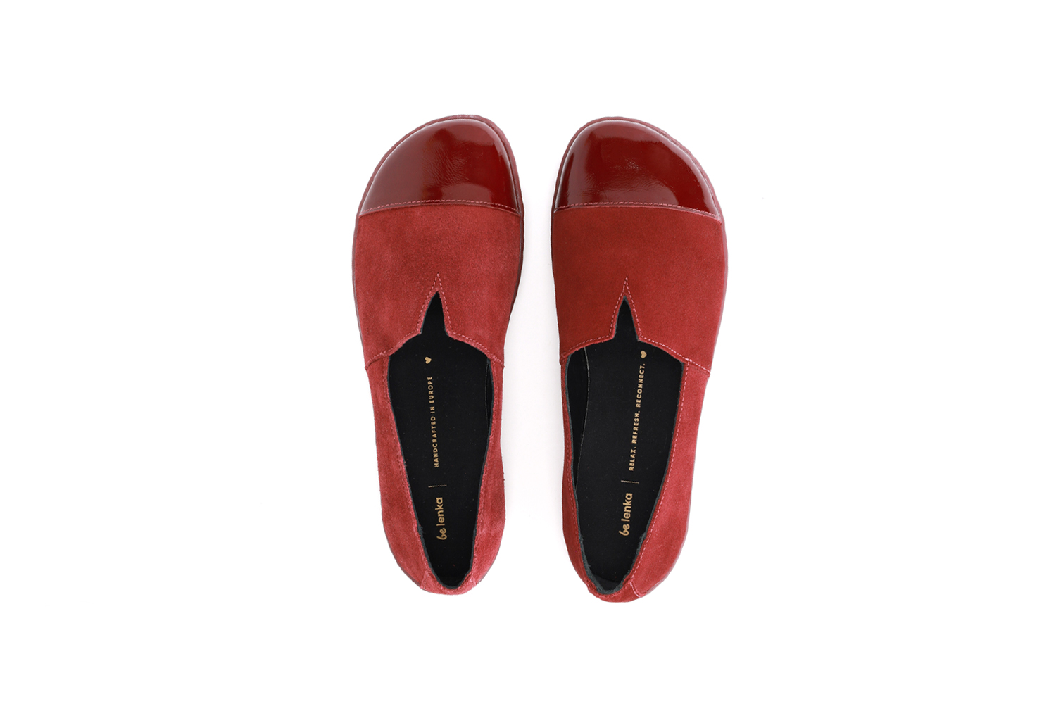 Barefoot Moccasins Be Lenka Rosaluna - Burgundy - Image 6