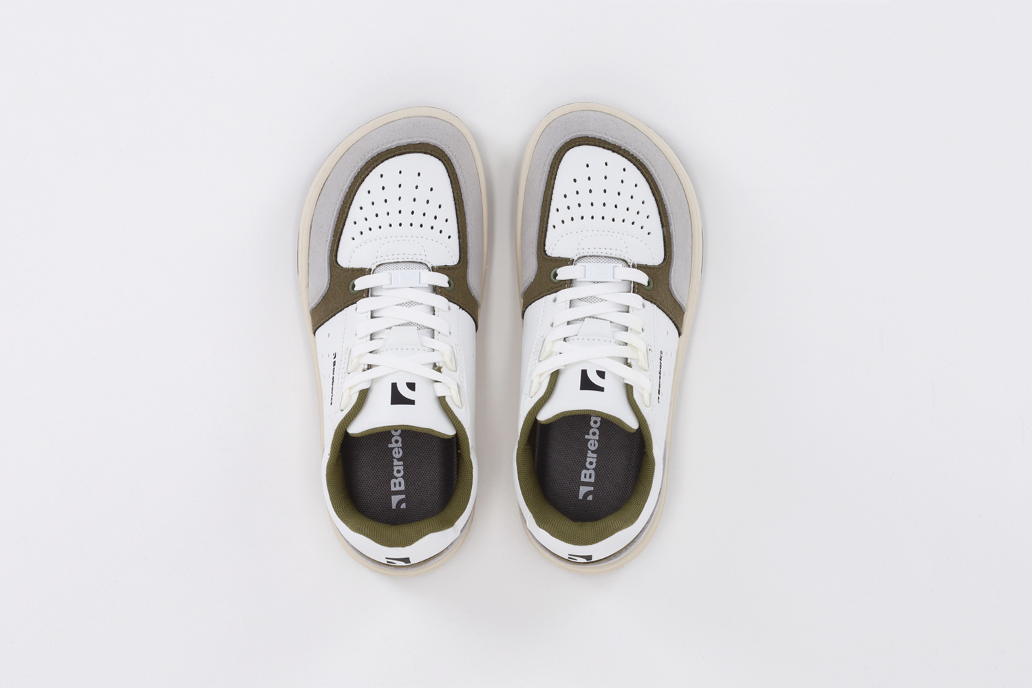 Barefoot Sneakers Barebarics Wave 2.0 - White & Green - Image 6