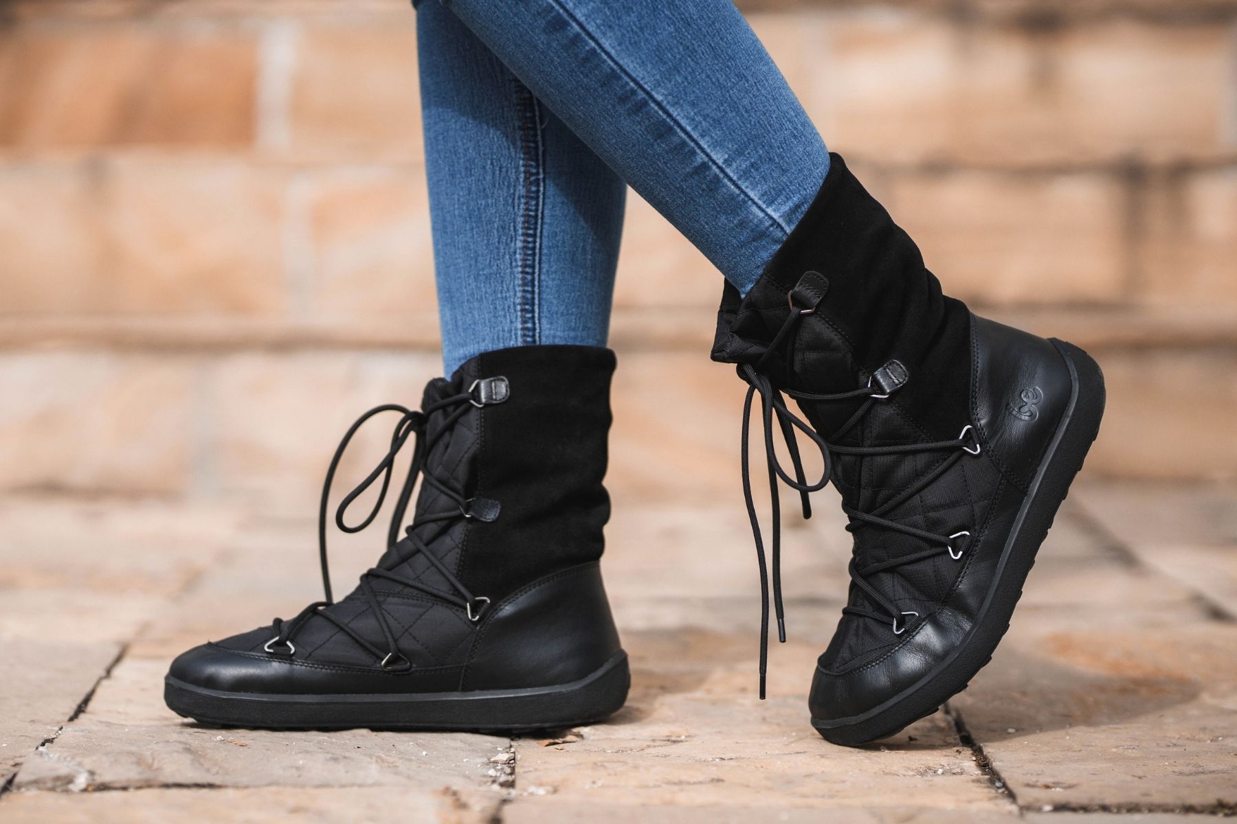 Winter Barefoot Boots Be Lenka Snowfox Woman - All Black - Image 12