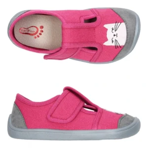 Vaikiškos Barefoot Šlepetės 3F Bar3foot ELF Super Flexi Rožinė