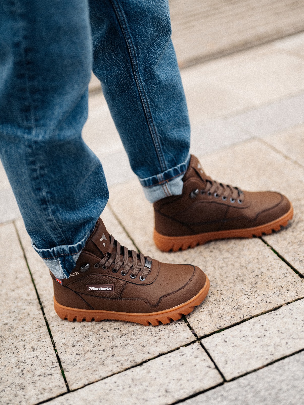 Winter Barefoot Boots Barebarics UrbanEdge - Dark Brown - Image 8