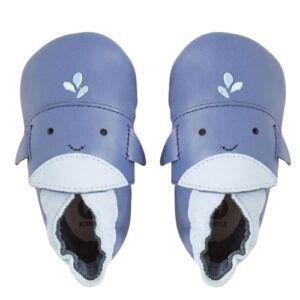 Bobux Soft Sole Whale Blue Indigo