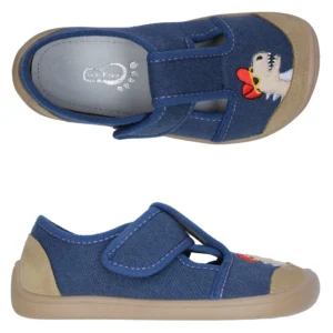 Vaikiškos Barefoot Šlepetės 3F Bar3foot ELF Nevada Dino