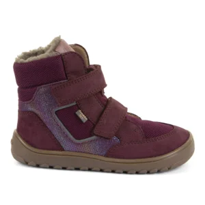 Vaikiški batai Froddo Barefoot Up Tex Winter Boots Bordeaux