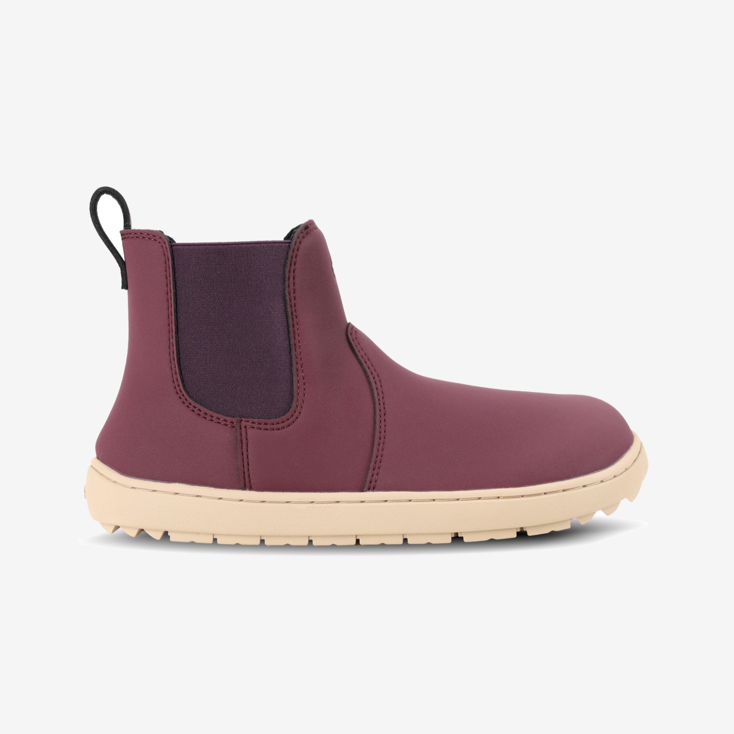 Kids' barefoot Chelsea boots Be Lenka Halla Junior - Burgundy