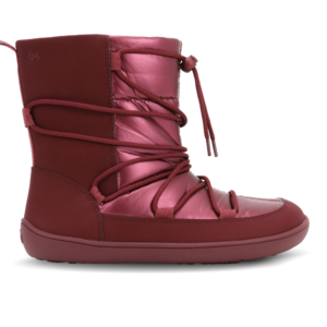 Barefoot Snow Boots Be Lenka Snowfox Woman Vegan - Burgundy